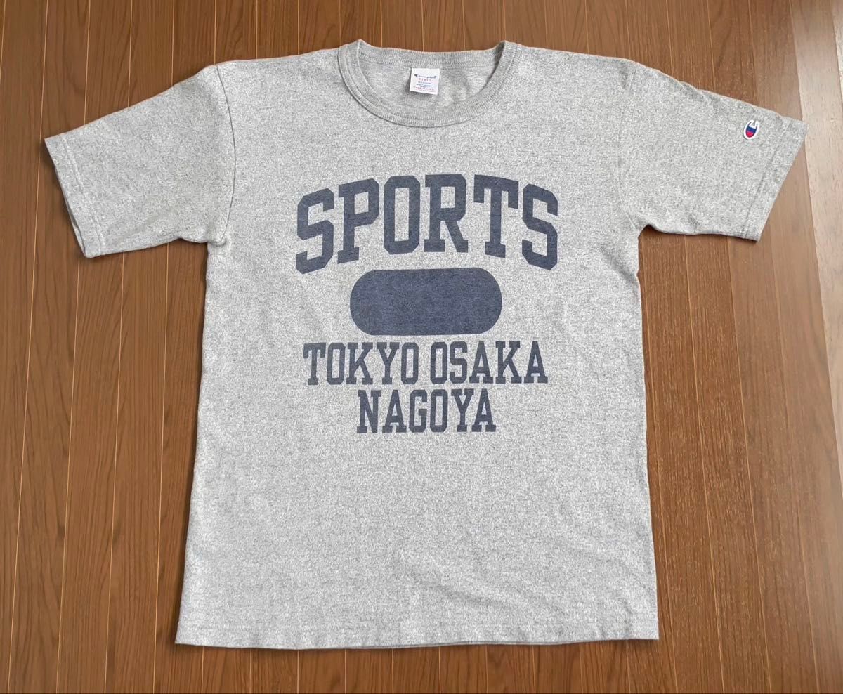 【送料無料】チャンピオン USA製 Tシャツ T1011 アメリカ USコットン ドライタッチ プレミアム 霜降りグレー M