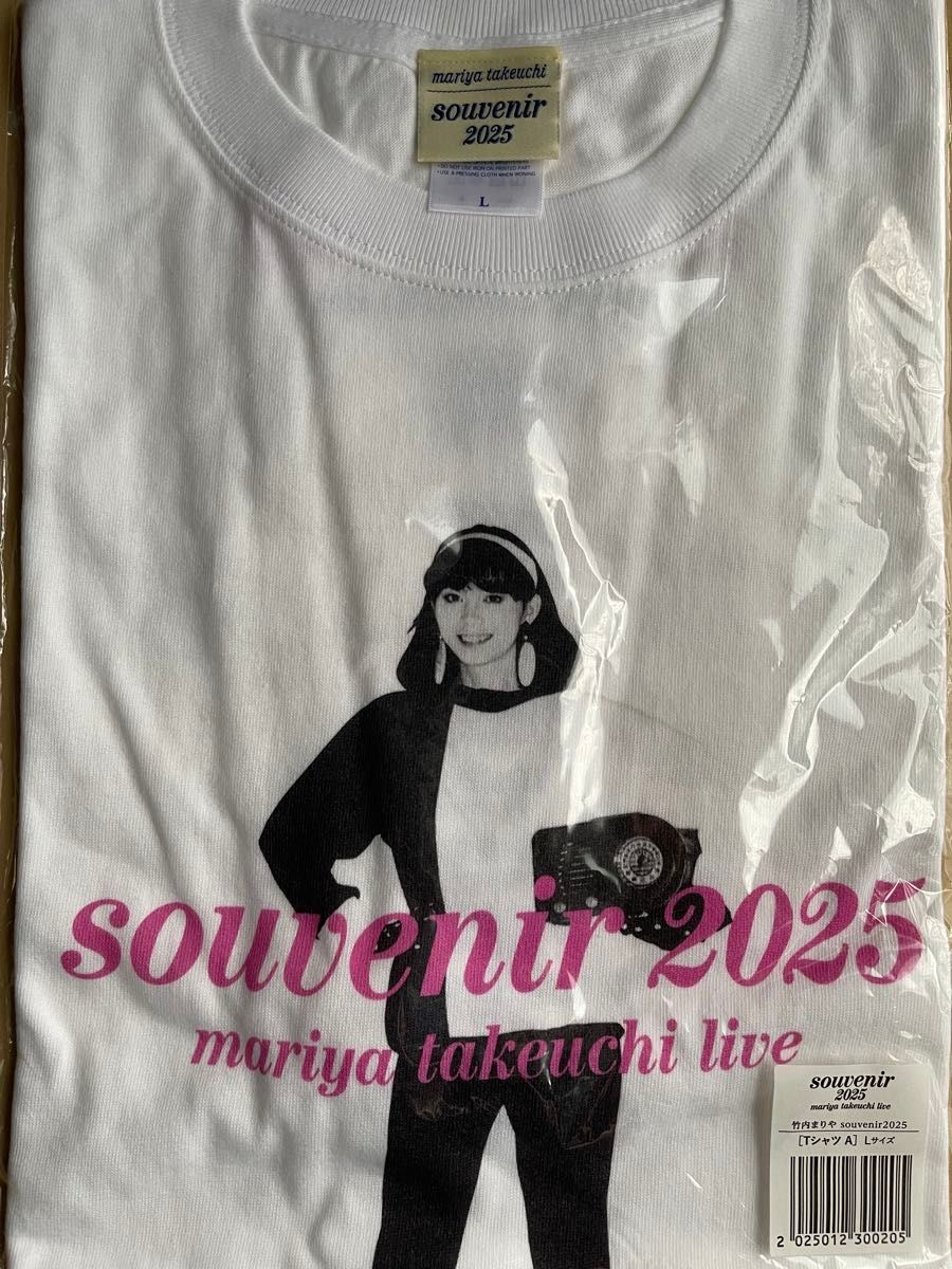 新品、 竹内まりや souvenir 2025 Tシャツ B グレー Lサイズ 竹内まりや souvenir 2025 Tシャツ Lサイズ ライブグッズ ツアー