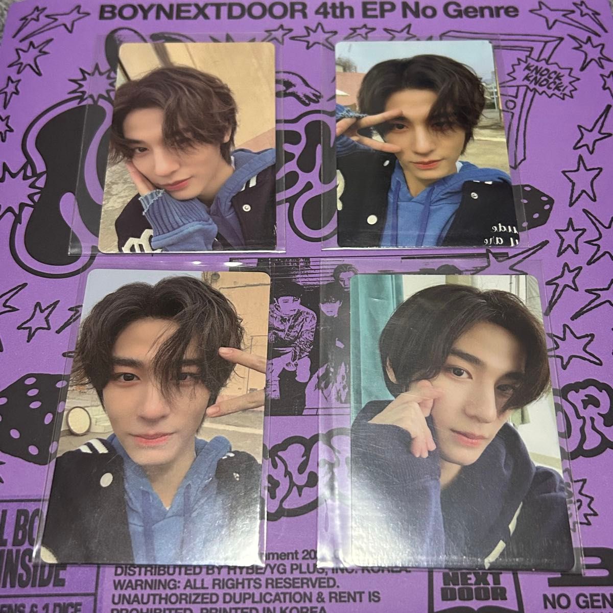 BOYNEXTDOOR KCON2025 白黒イハンポラロイド風レアイラスト BOYNEXTDOOR WHO イハン トレカ ラキドロ|Yahoo!フリマ(旧