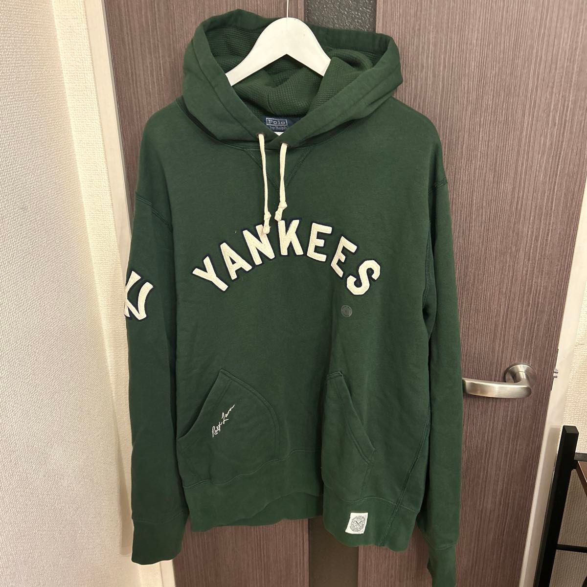 【希少】Ralph Lauren Yankees パーカー Lサイズ Polo by Ralph Lauren Yankees パーカー L グリーン|Yahoo