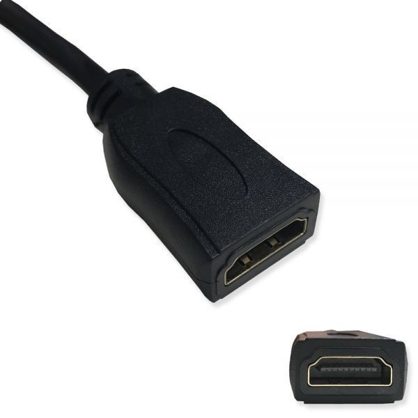 HDMI 変換ケーブル 三菱 2015年モデル NR-MZ100PREMI タイプE を タイプA に 接続 配線 カーナビ コード アダプター ディーラーオプション_画像4