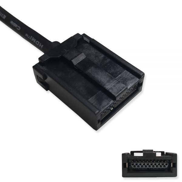 HDMI 変換ケーブル トヨタ 2018年モデル NSZN-Z68T タイプE を タイプA に 接続 配線 カーナビ コード アダプター ディーラーオプション_画像3