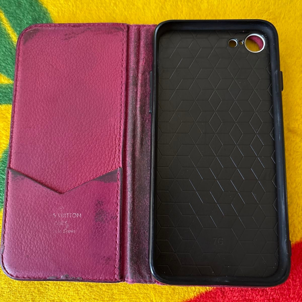 LOUIS VUITTON iPhone 8 手帳型ケース LOUIS VUITTON iPhoneケース 手帳型 ボルドー 7/8/SE|Yahoo