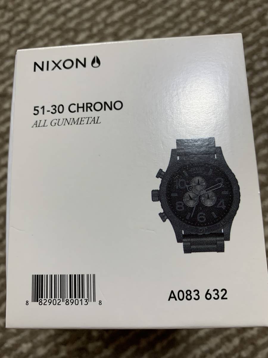 ニクソン NIXON 51-30 A083632 ガンメタル 新品同様 超美品　電池切れ　送料無料_画像3