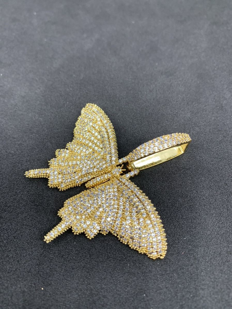 ジルコニア ゴールド 蝶 パピヨン Butterfly ブリンブリン