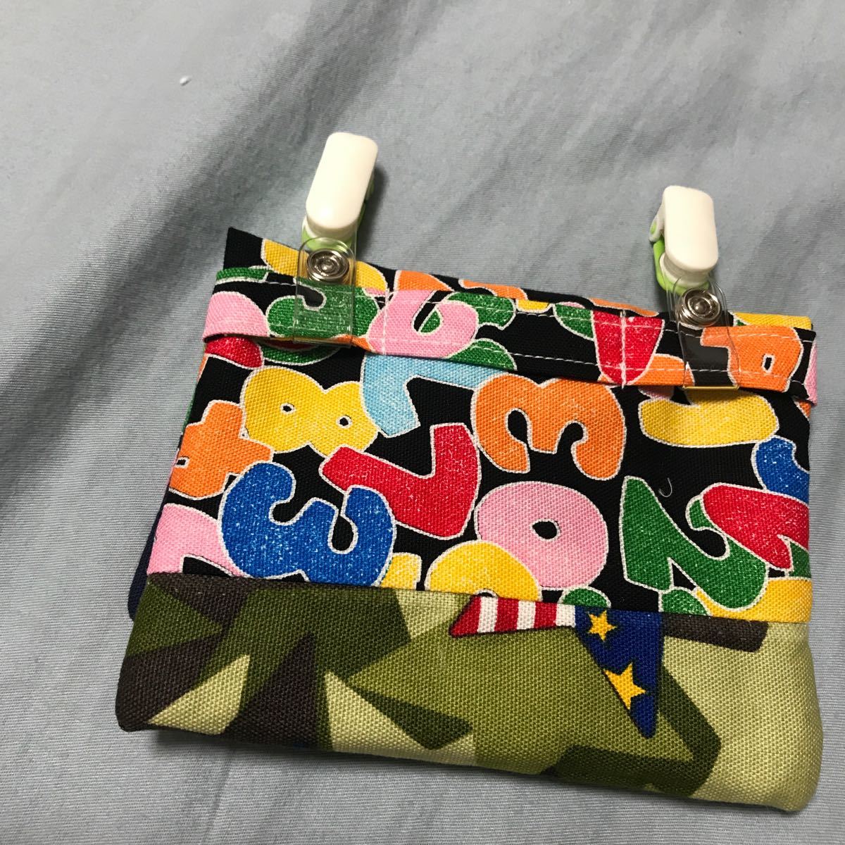 Paypayフリマ 移動ポケット ハンドメイド 男の子 スナップボタン付き Paypayフリマ 移動ポケット ハンドメイド 男の子 スナップボタン付き