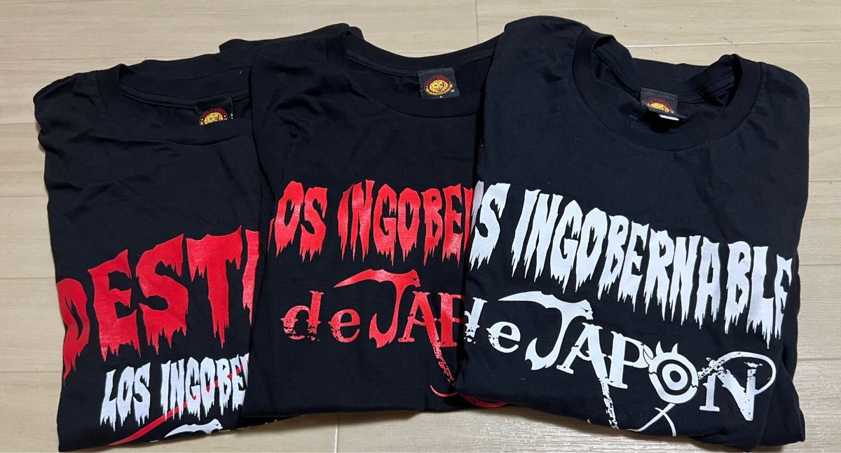 ロスインゴベルナブレス 内藤哲也 Tシャツ3枚セット Lサイズ ロスインゴベルナブレス 内藤哲也 Tシャツ3枚セット Lサイズ