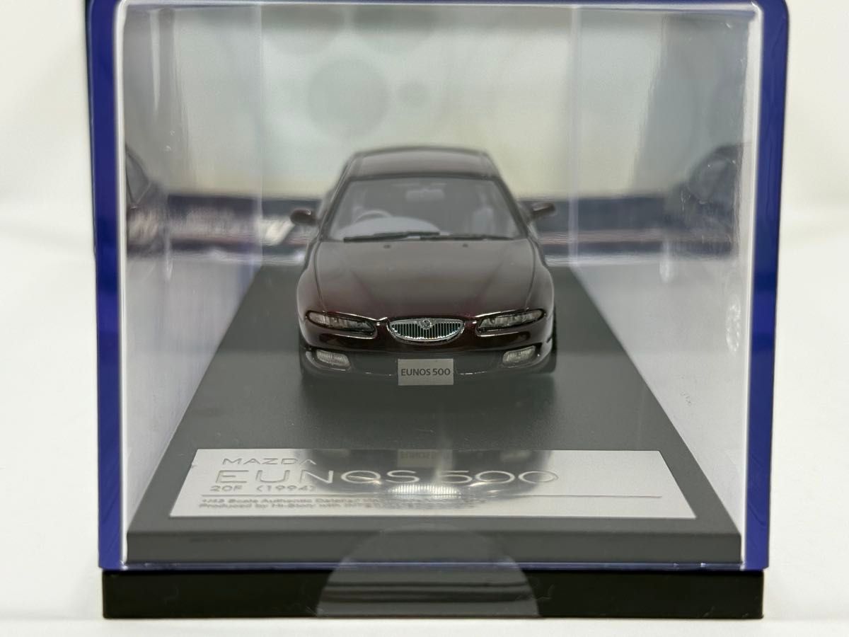 中古品 1/43 MAZDA EUNOS 500 20F 1994 ユーノス 新品未開封品 1/43 ハイストーリー マツダ ユーノス EUNOS 500
