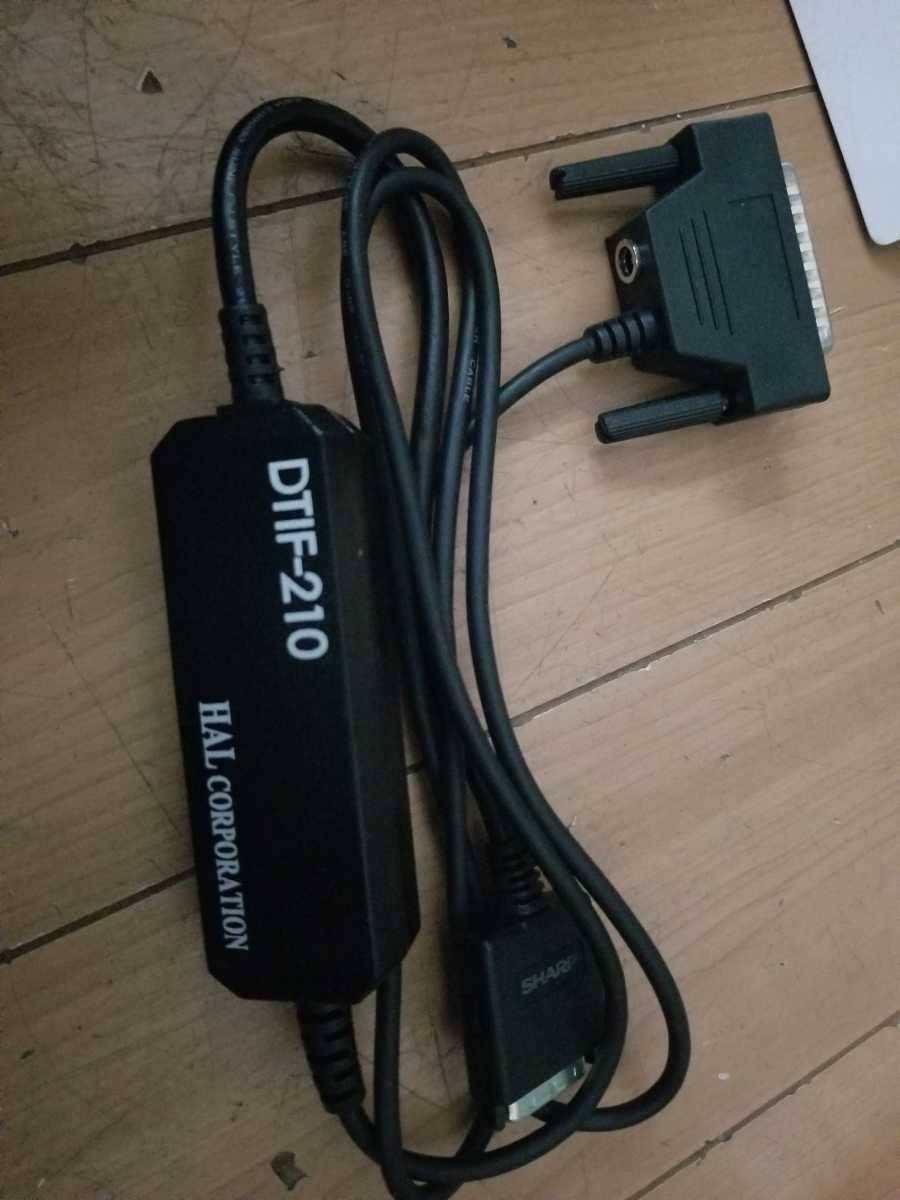 HAL DTIF-210 SHARP pocket computer for serial cable?? details unknown Junk 