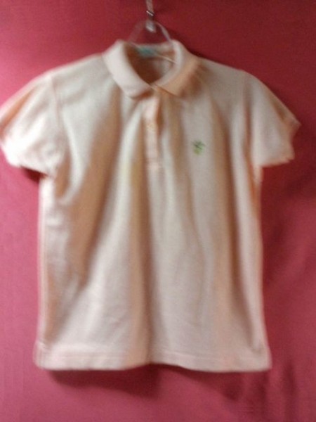 ＵＳＥＤ キッズ BERET DE REINE ポロシャツ サイズ１２０ ピンク系