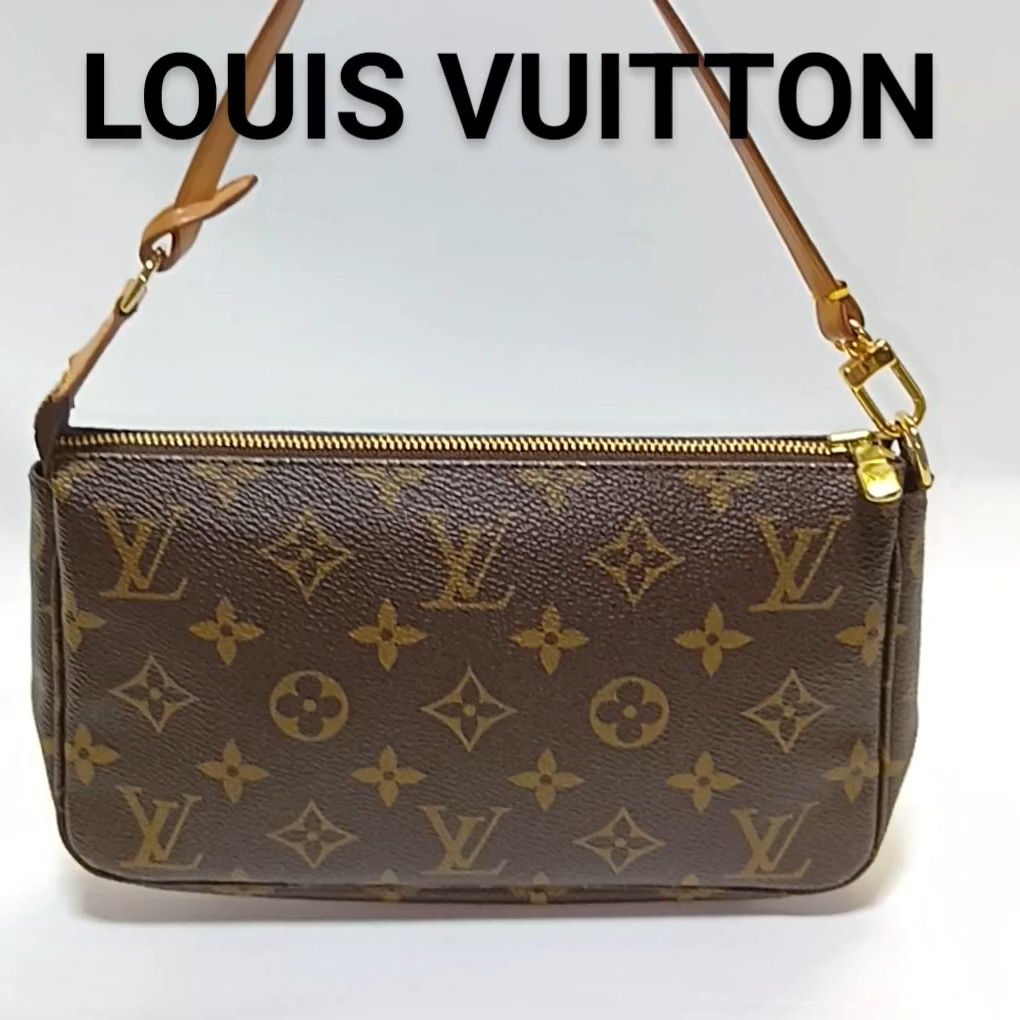 LOUIS VUITTONルイヴィトン◆美品●モノグラム■ポシェット・アクセソワール★M51980◆BJ0061