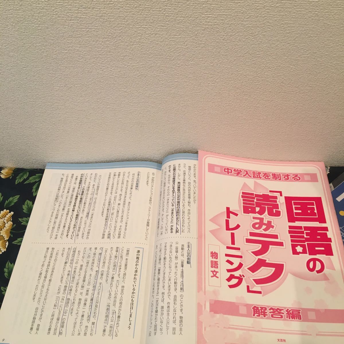 Paypayフリマ 中学受験 国語 読みテクトレーニング 書き込み問題集 早瀬律子