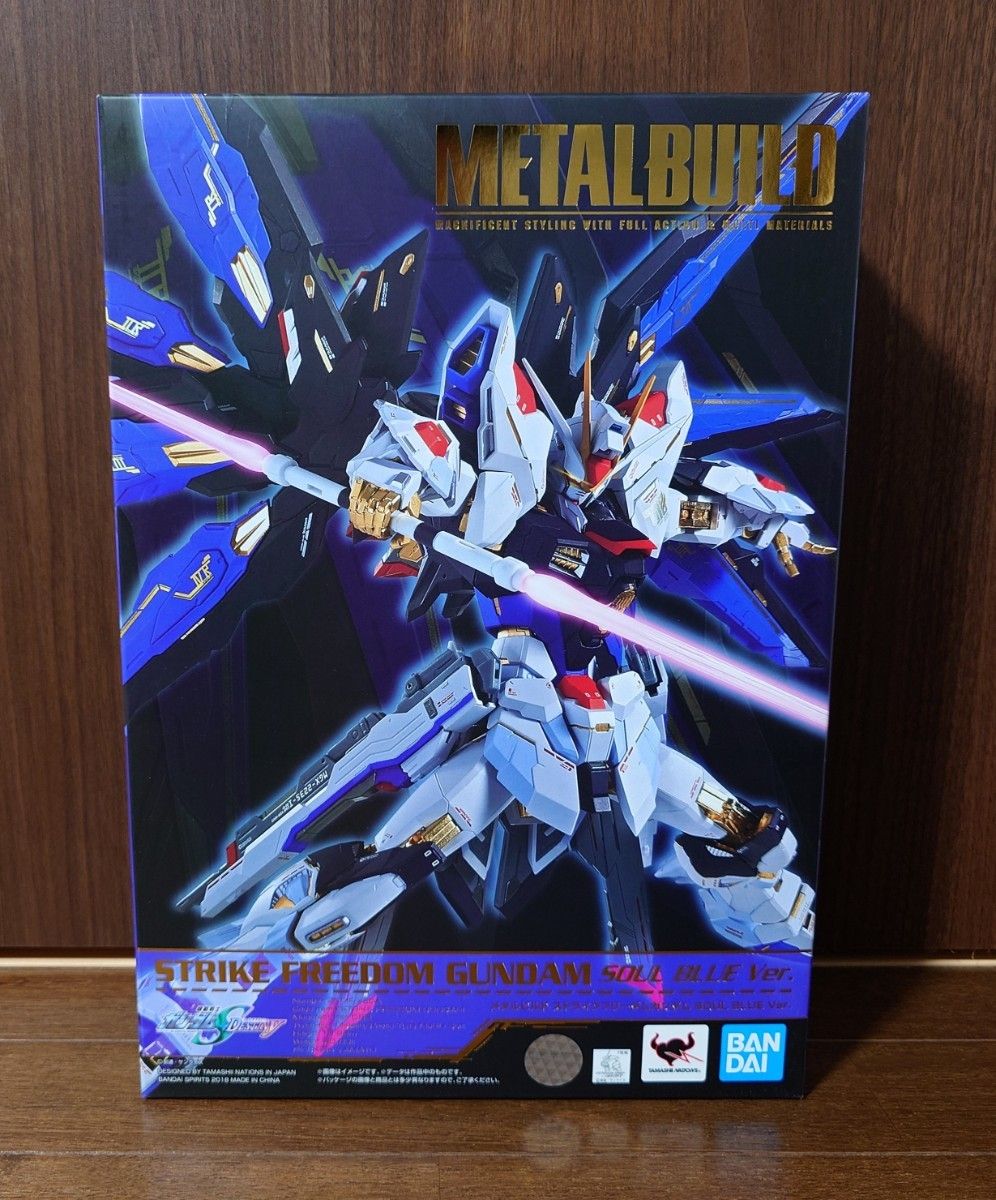 【輸送箱未開封】メタルビルド ストライクフリーダムガンダム SOUL BLUE 未開封】METAL BUILD ストライクフリーダムガンダム SOUL BLUE