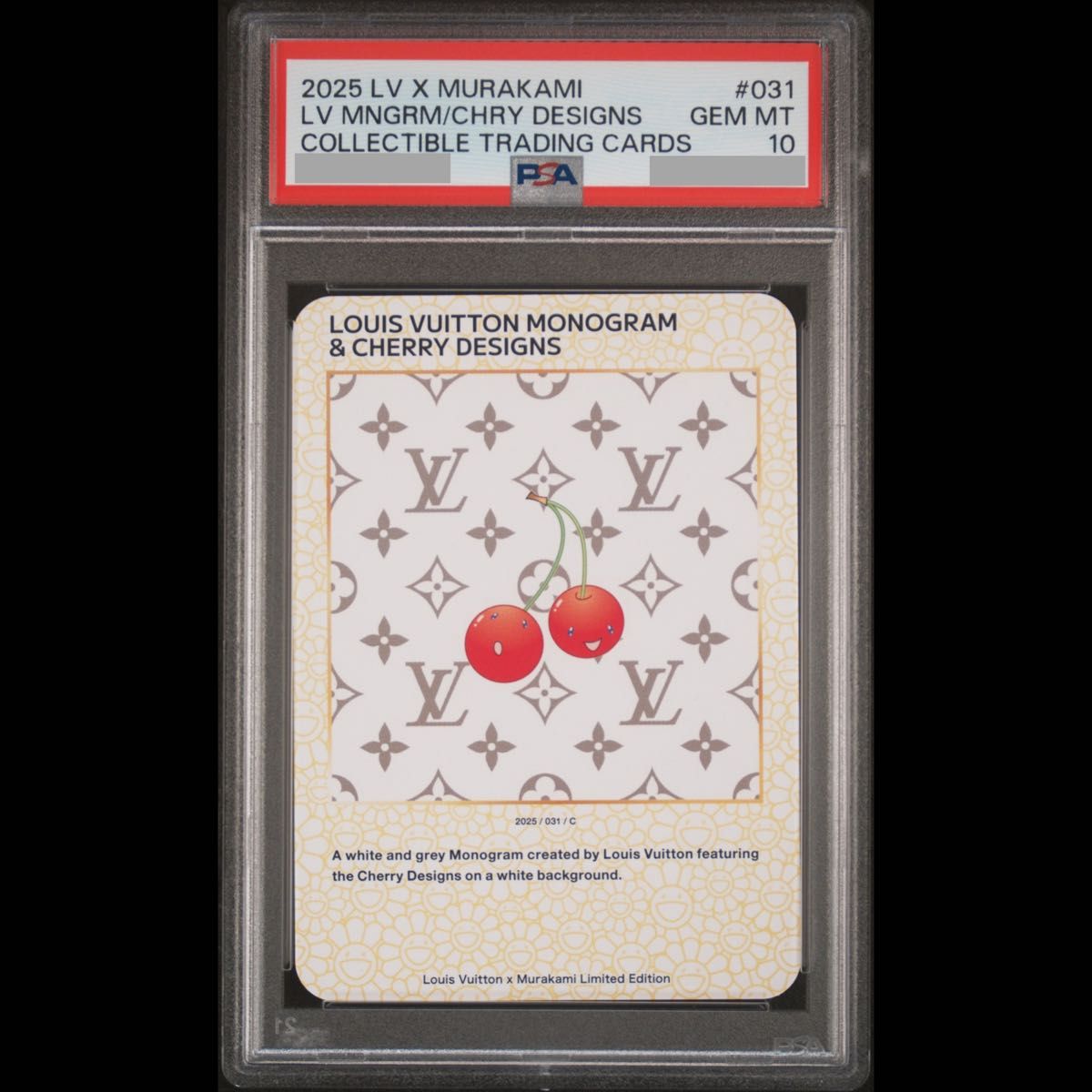 【PSA10】CHERRY BLOSSOM ルイヴィトン 非売品 LVx村上隆 PSA10】LOUIS VUITTON MONOGRAM& CHERRY DESIGNS 村上隆|Yahoo