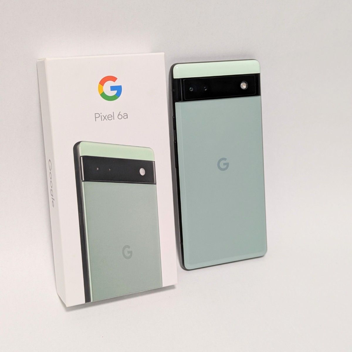 Google Pixel 6a セージ 箱付き 美品】Pixel 6a SIMフリー 128GB セージカラー 付属品 ケース付