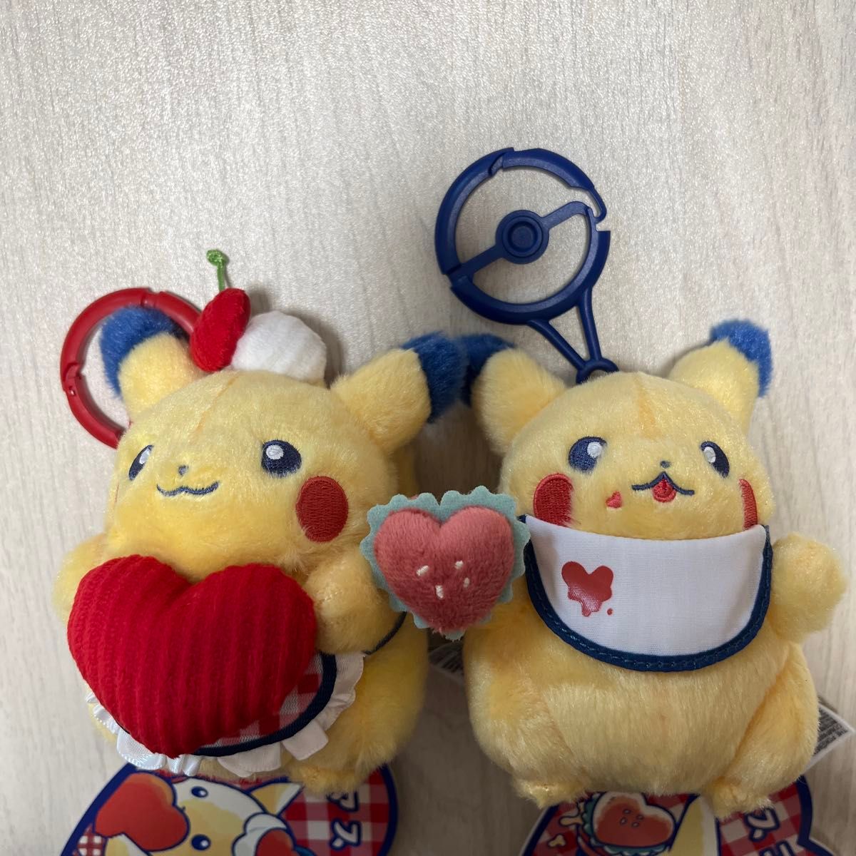 ピカチュウダイナー・ぬいぐるみ ピカチュウダイナー マスコット 2種セット ポケセン モロゾフ