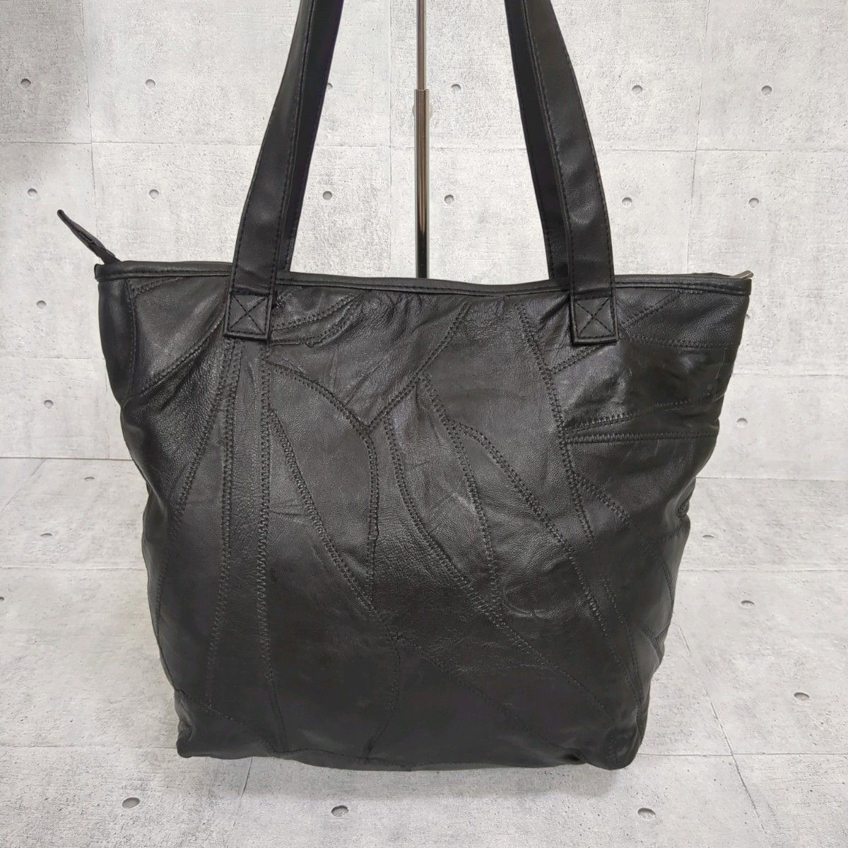 【希少✨オールレザー/A4収納可】ポーター トートバッグ ビジネス 黒 肩がけ可 00s archive shoulder totebag leather y2k トートバッグ A4収納