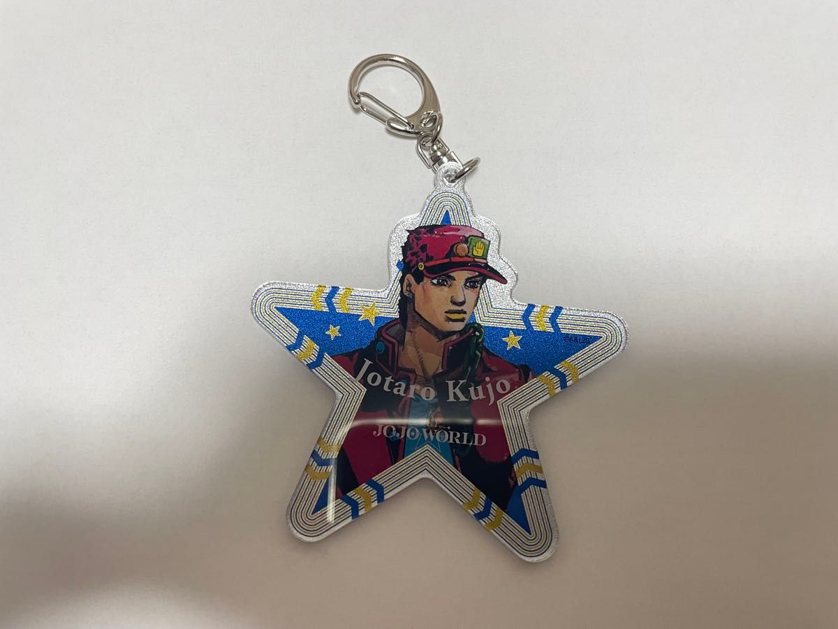 荒木飛呂彦原画展 空条承太郎 アクリルキーホルダー JOJOWORLD 荒木飛呂彦描き下ろしイラスト アクリルキーホルダー