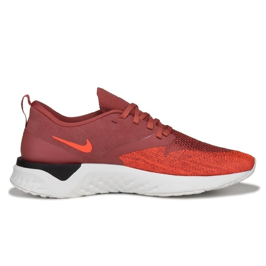 ■ナイキ オデッセイ リアクト 2 フライニット レンガ/ライトレッド/ブラック 新品 25.5cm US7.5 NIKE ODYSSEY REACT 2 FLYKNIT ランニング_画像2