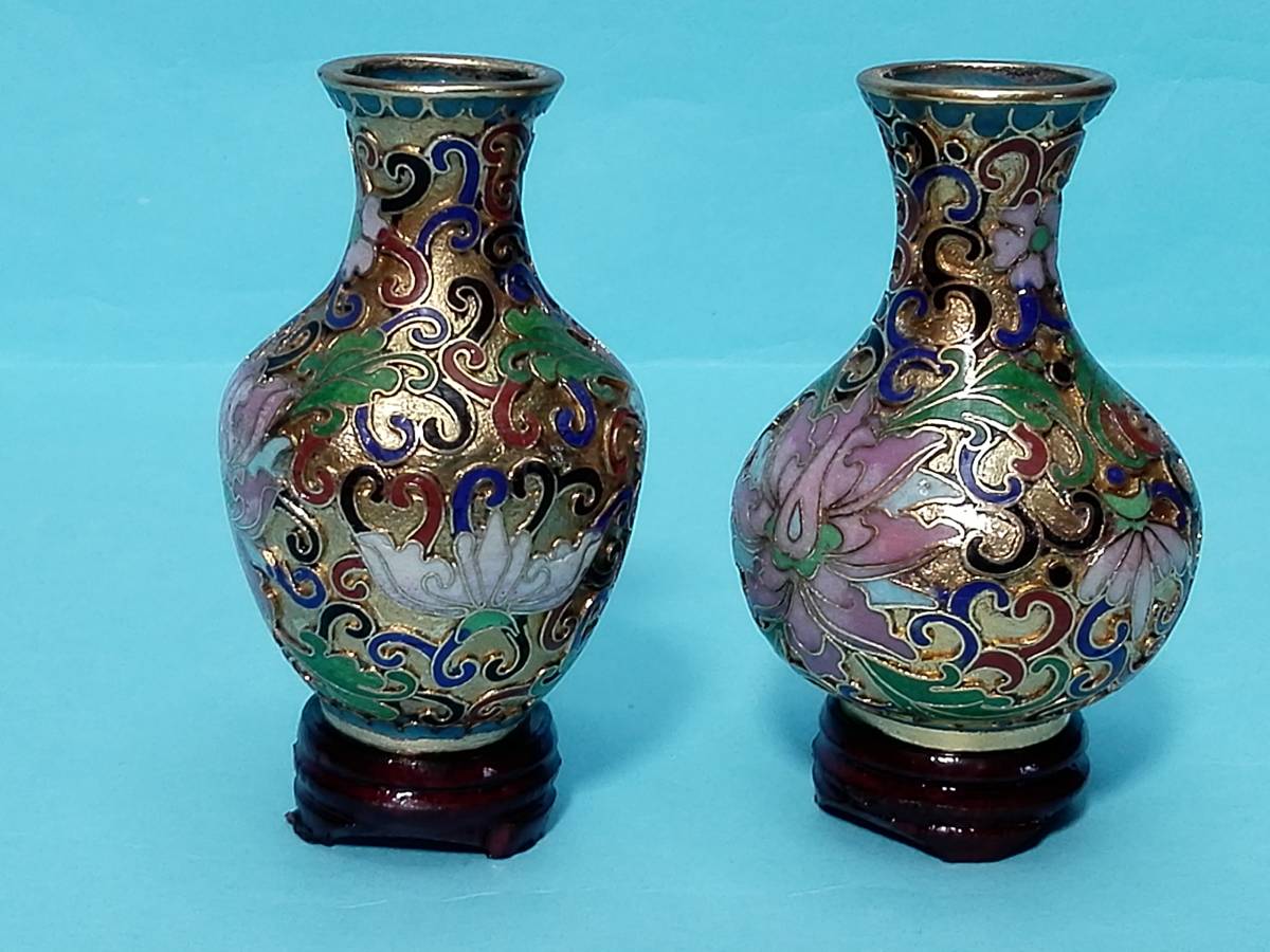 Yahoo!オークション - 中国美術 七宝細工 七宝焼き 花瓶 壺 Yahoo!オークション - 中国美術 七宝細工 七宝焼き 花瓶 壺