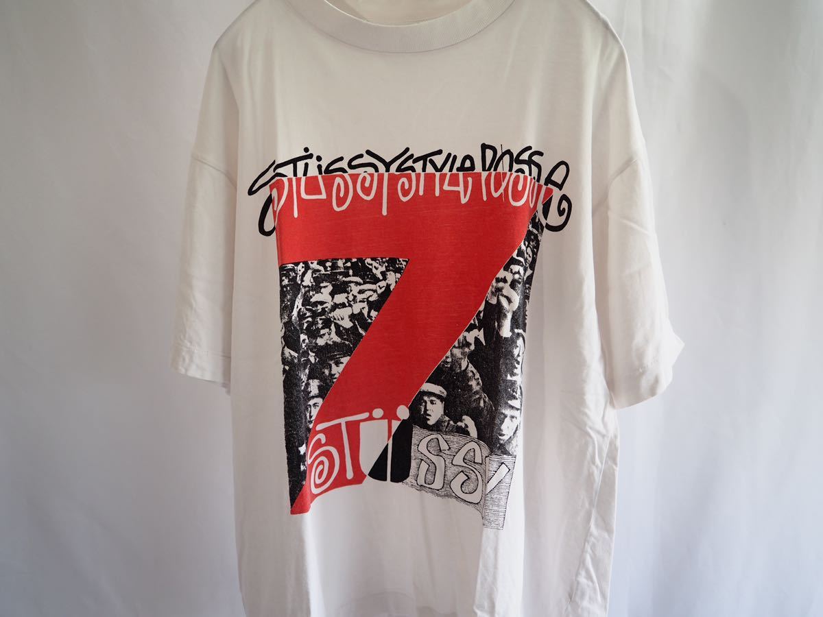Yahoo!オークション - 90s USA製 STUSSY 7周年 プリントTシャツ Yahoo!オークション - 90s USA製 STUSSY 7周年 プリントTシャツ