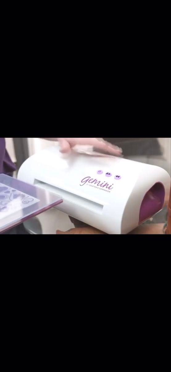 Gemini cutting embossing electric machine ジェミニダイカットエンボスマシン