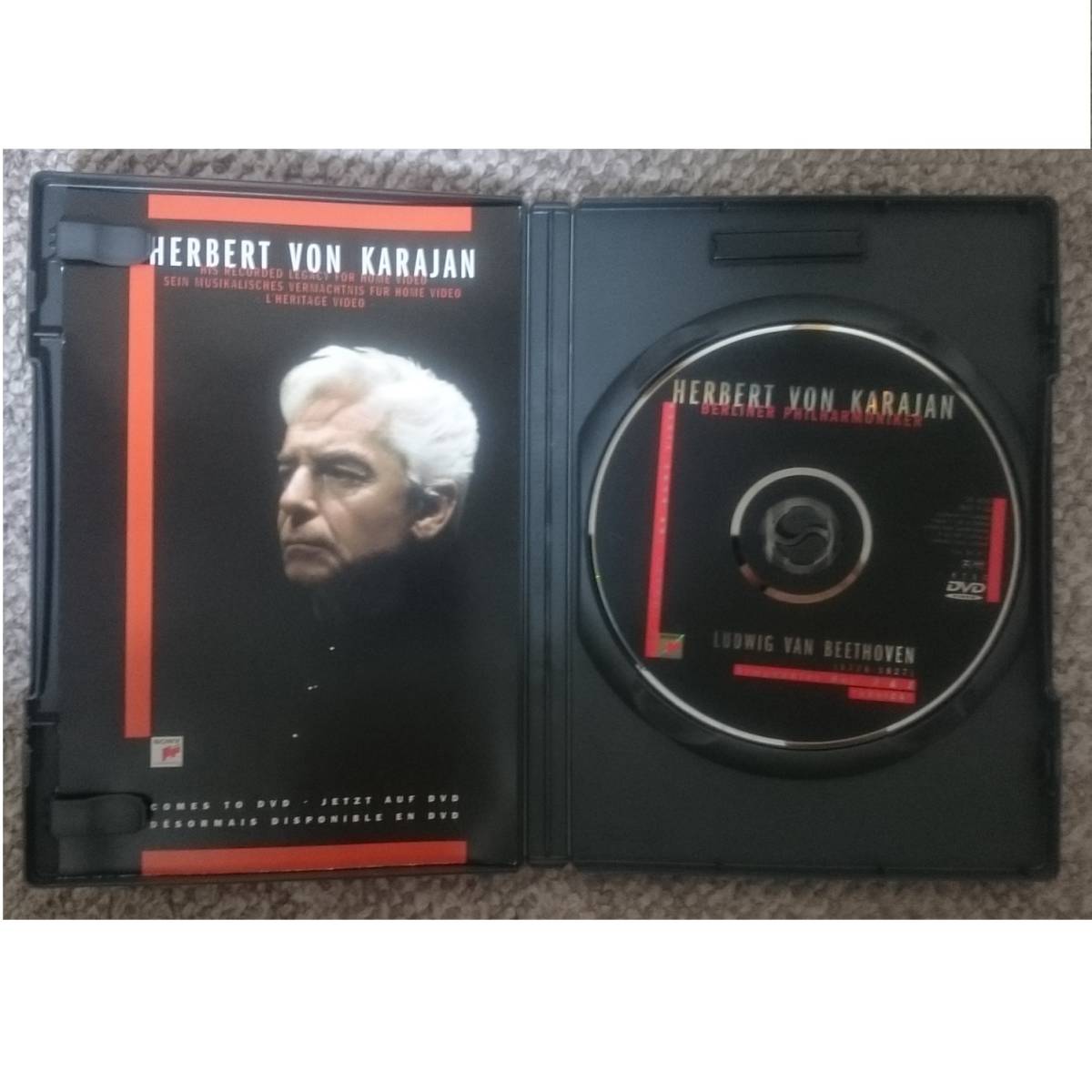 KF　　ベートーヴェン　　交響曲第2番　交響曲第3番 英雄　カラヤン　DVD_画像2