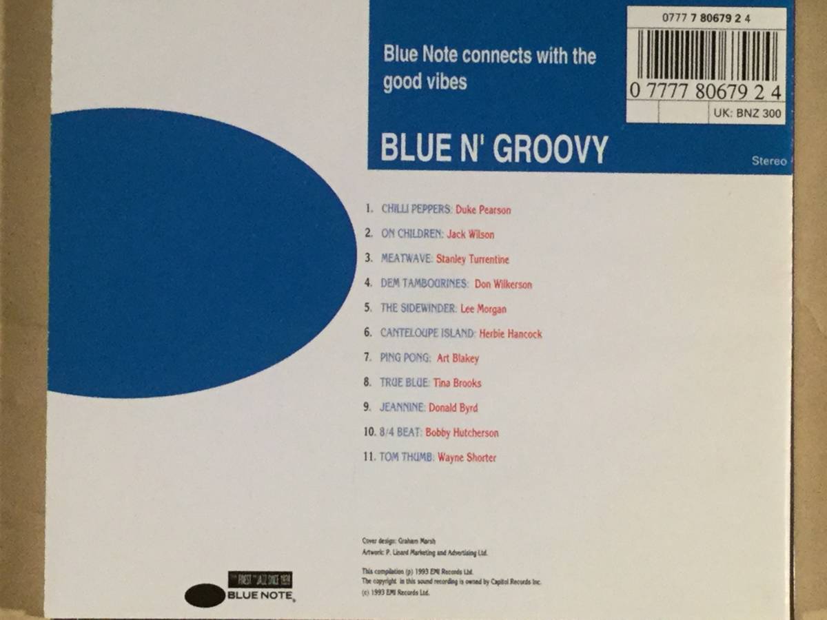 CD( Британия запись )#[BLUE N\' GROOVY]BLUE NOTE CONNECTS WITH THE GOOD VIBES# хороший товар!