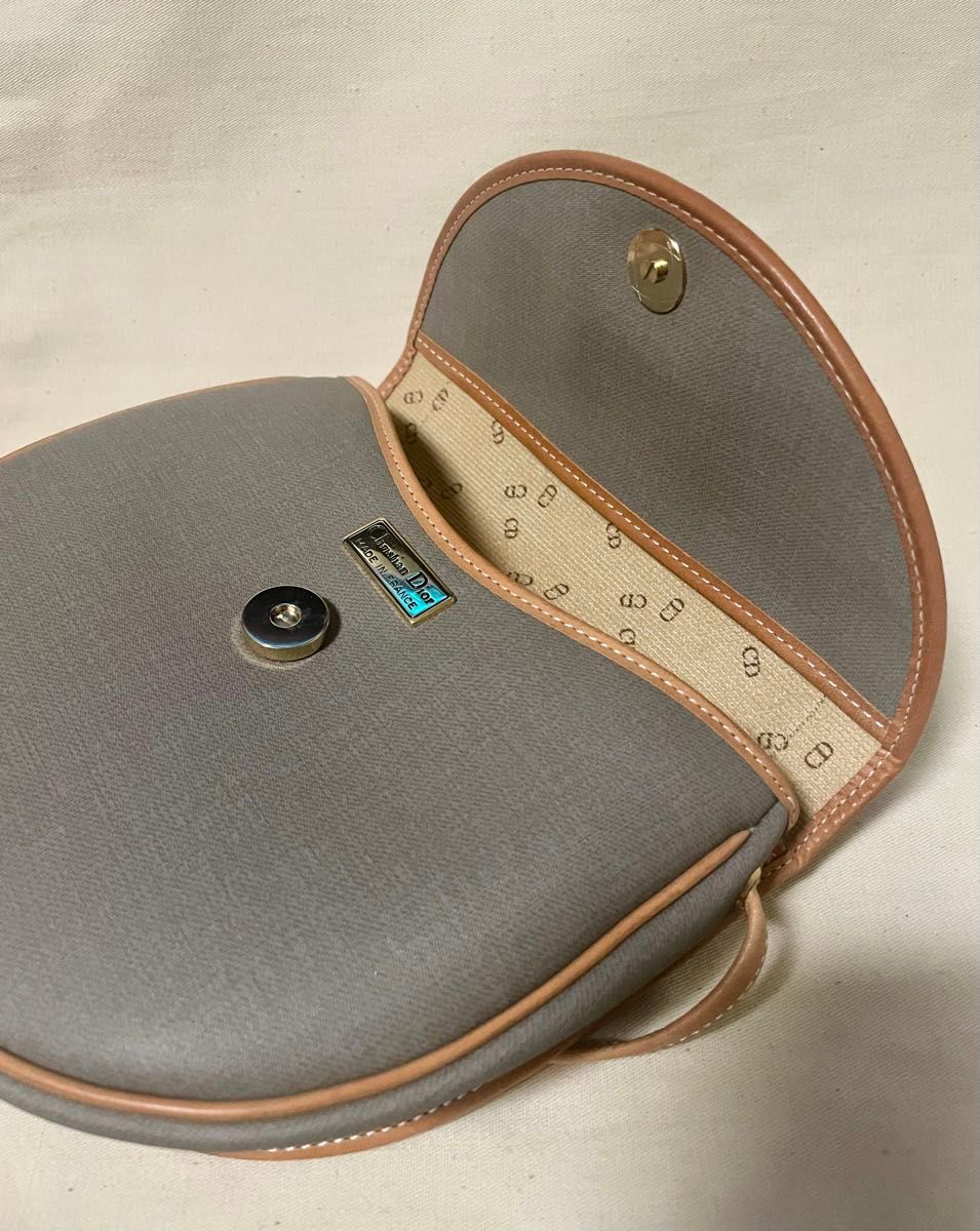 ディオール PVCレザー ロゴ ショルダーバッグ 極美 Dior ディオール ショルダーバッグ PVC/レザー CDロゴ