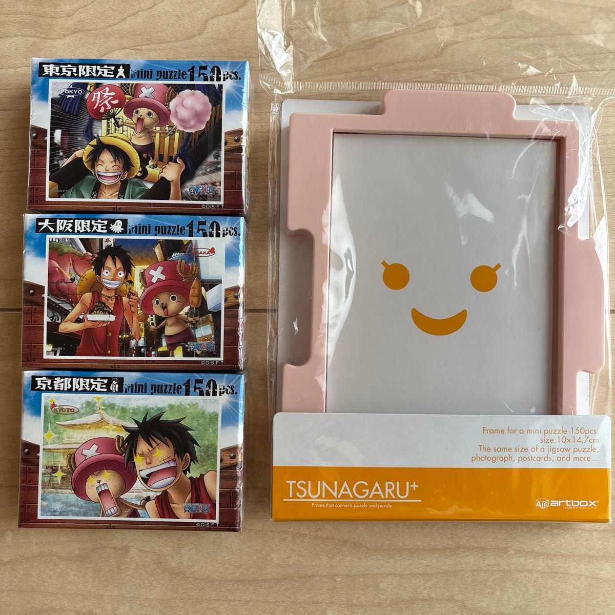 ワンピース ミニパズル150pcs まとめ売り 未開封 ONE PIECE ワンピース ご当地限定ミニパズル150ピース×3