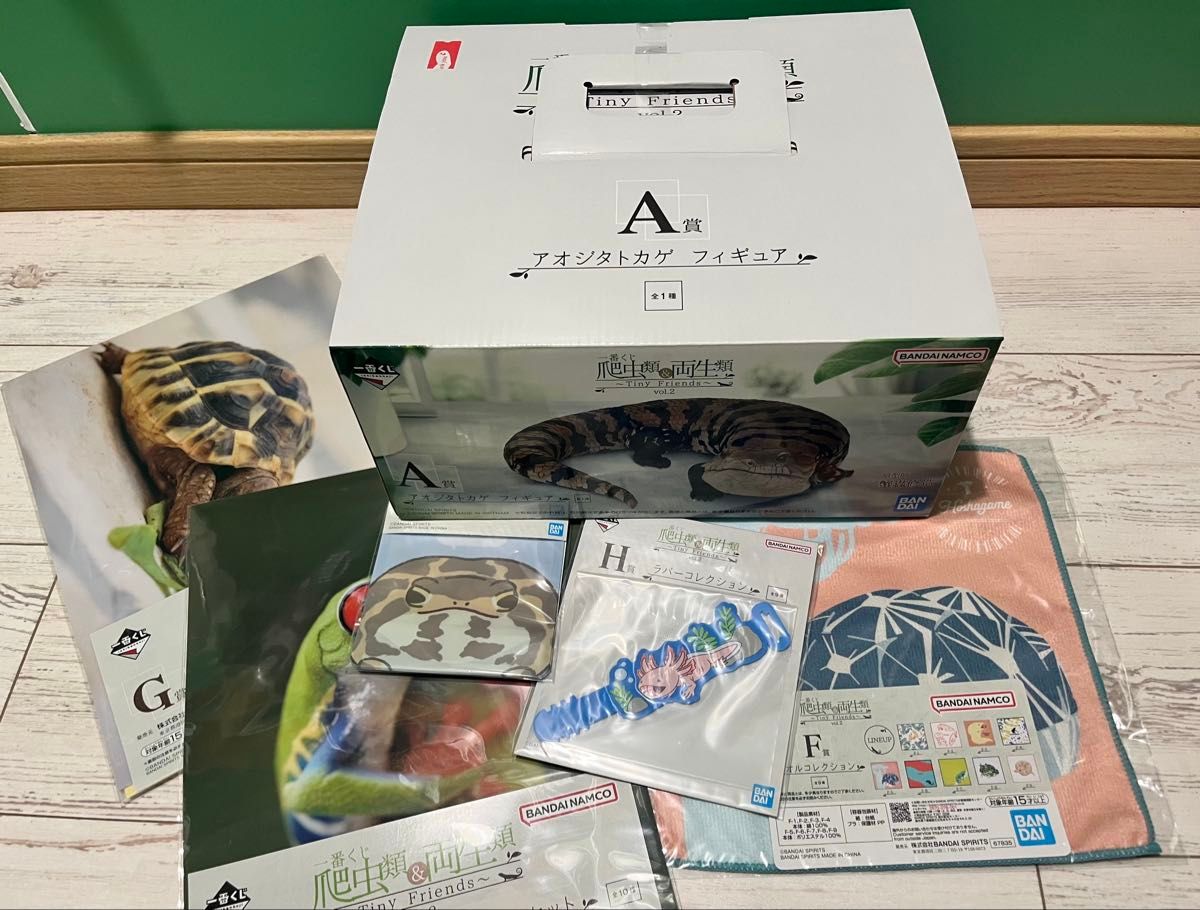 一番くじ 爬虫類&両生類 vol.2 A賞 アオジタトカゲ フィギュア 一番くじ 爬虫類 & 両生類 vol 2 A賞 アオジタトカゲ 新品未開封