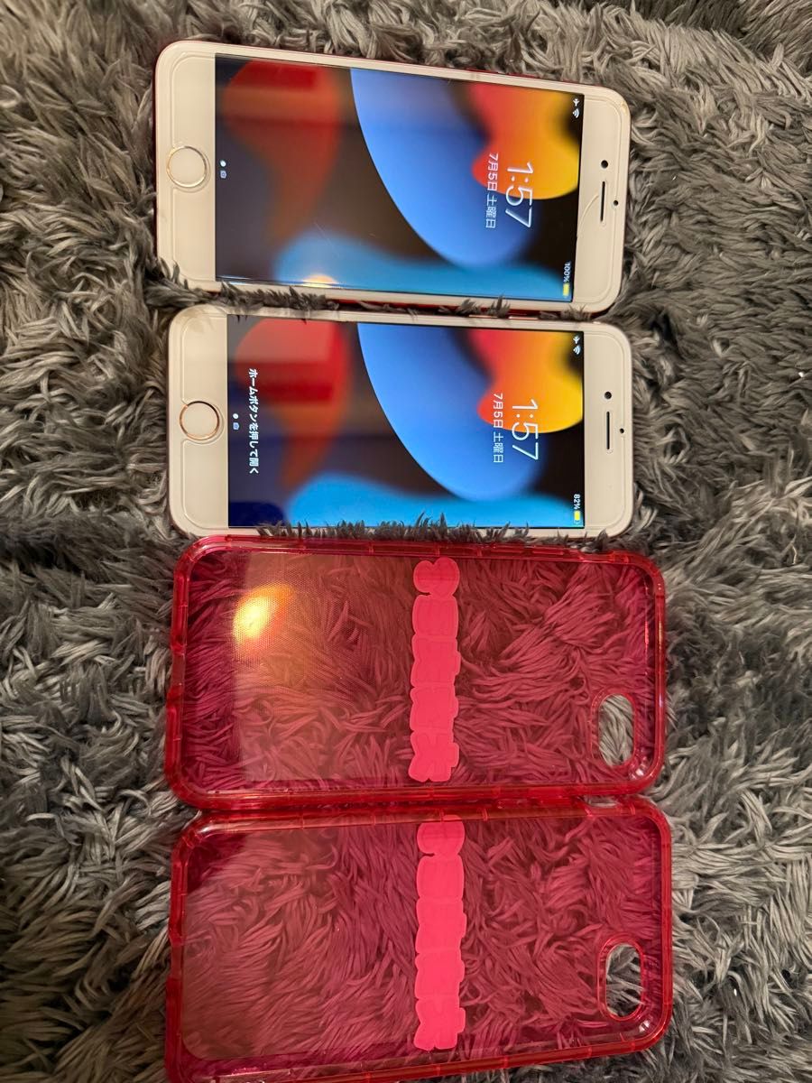 iPhone7 2台セット 1台画面割れジャンク 128GBと32GB iPhone7 2台セット 1台画面割れジャンク 128GBと32GB 2台とも