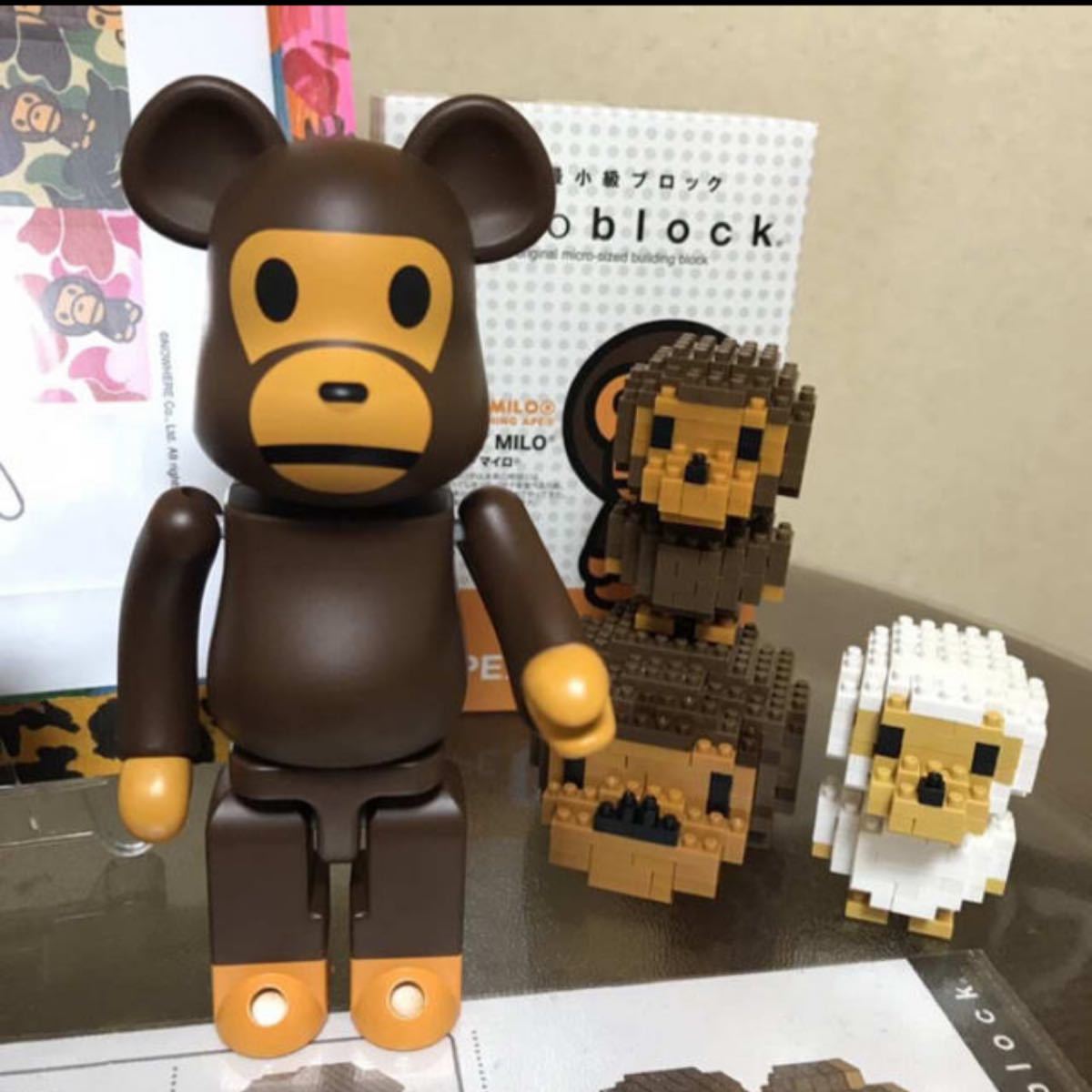 大得価人気 A BATHING APE - BAPE BABY MILO(R) BE@RBRICK 超合金の