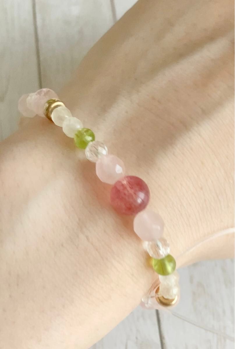 いちごミルク ブレスレット
