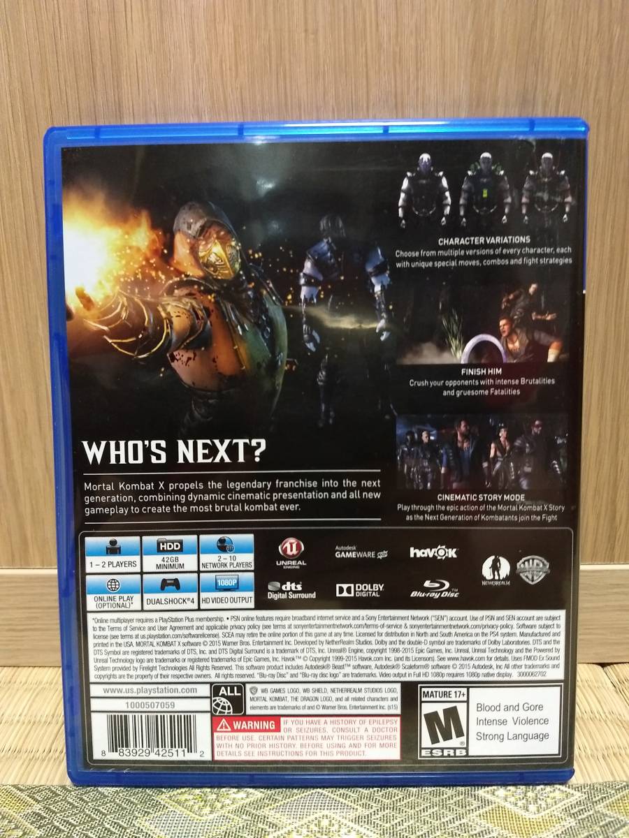 ヤフオク Ps4 海外版 Mortal Kombat X ヤフオク Ps4 海外版 Mortal Kombat X