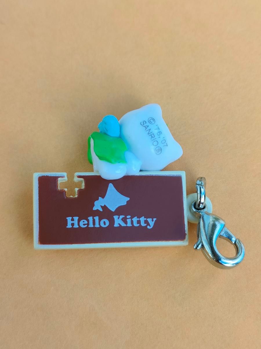 ♡ハローキティ kitty ご当地 根付け ボールペン ファスナーマスコット♡ レア 未使用品 ご当地キティ ハローキティ 北海道限定 愛国から