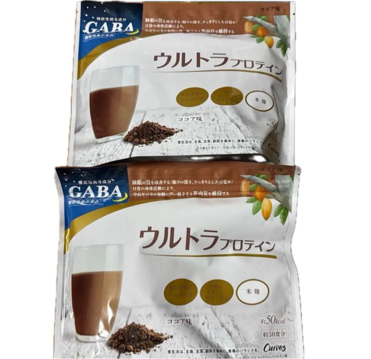 gmo5さま専用 カーブスプロテインココア味2袋 カーブス ウルトラプロテイン ココア味 GABA 2袋|Yahoo!フリマ