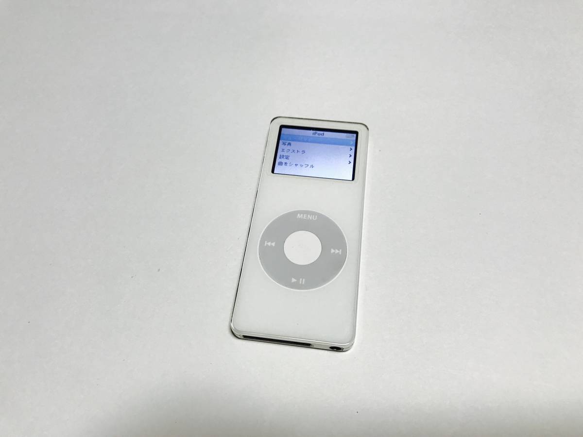 人気 ジャンク 初代 iPod nano 第１世代 ホワイト 2GB アップル 2