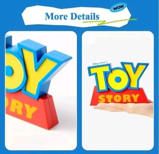 トイストーリー タイトルロゴライト 日本未発売】トイストーリー タイトルロゴライト インテリア