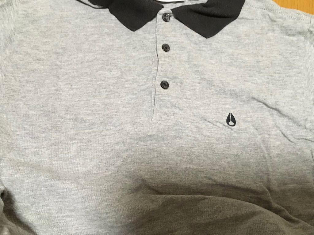  Nixon NIXON polo-shirt with short sleeves gray black grey black color S