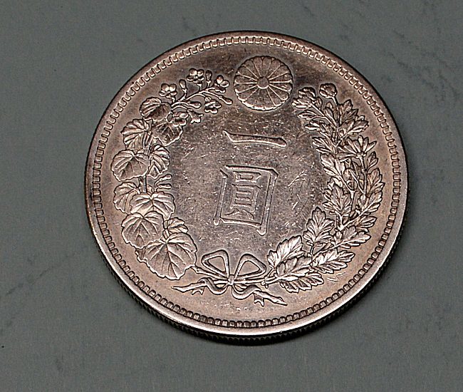 一円銀貨　明治16年　美品　26.84ｇ_画像1