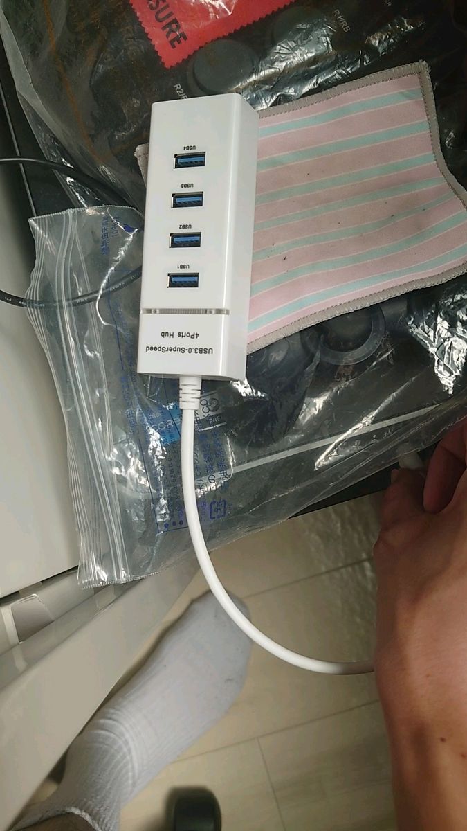 【ジャンク品】USB3.0-SuperSpeed 4Ports Hub【同時購入可】