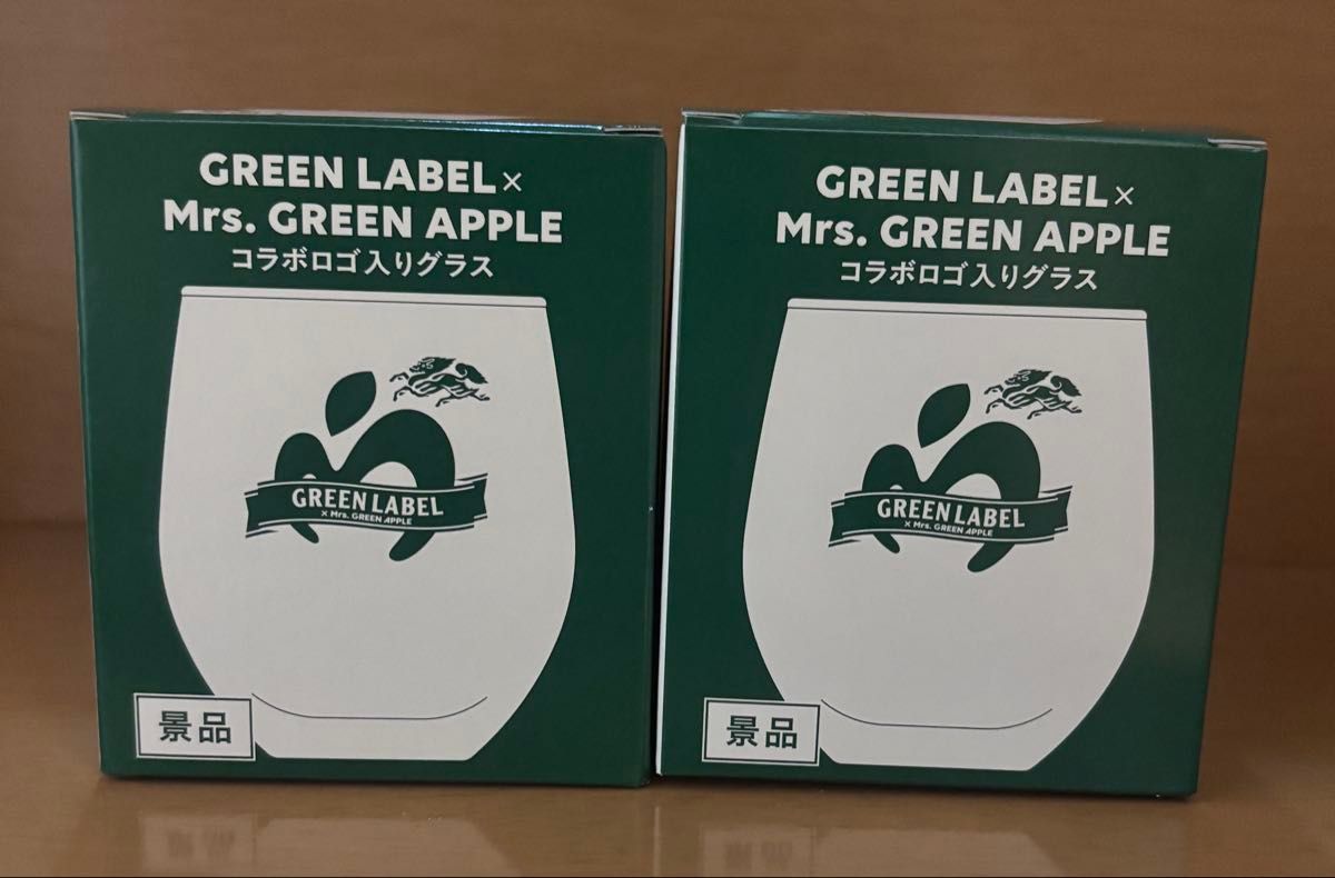 ミセスグリーンアップル ミセスグリーンラベル 非売品 ⑦Mrs GREEN APPLE ミセスグリーンアップル グラス2点セット+