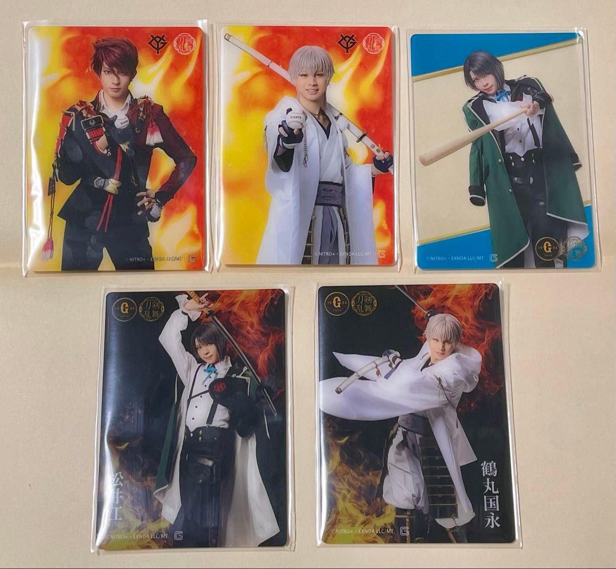 ジャイアンツ×刀ミュ コラボ クリアトレーディングフォトカード ミュージカル刀剣乱舞 ジャイアンツコラボ クリアトレーディング