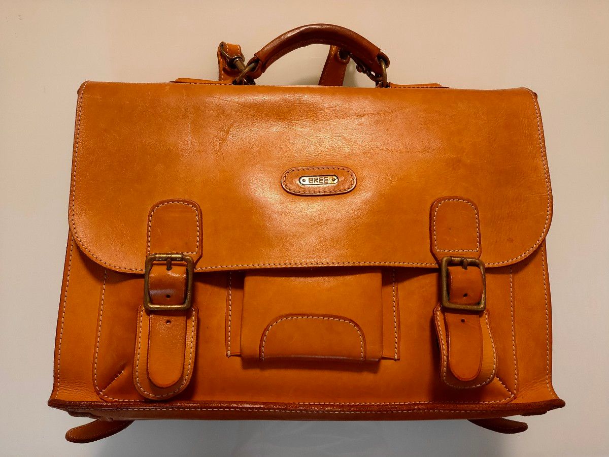 BREEブリービジネスバッグ ヌメ革 USED】BREE ブリー 3way ビジネスバッグ ショルダーバッグ ヌメ