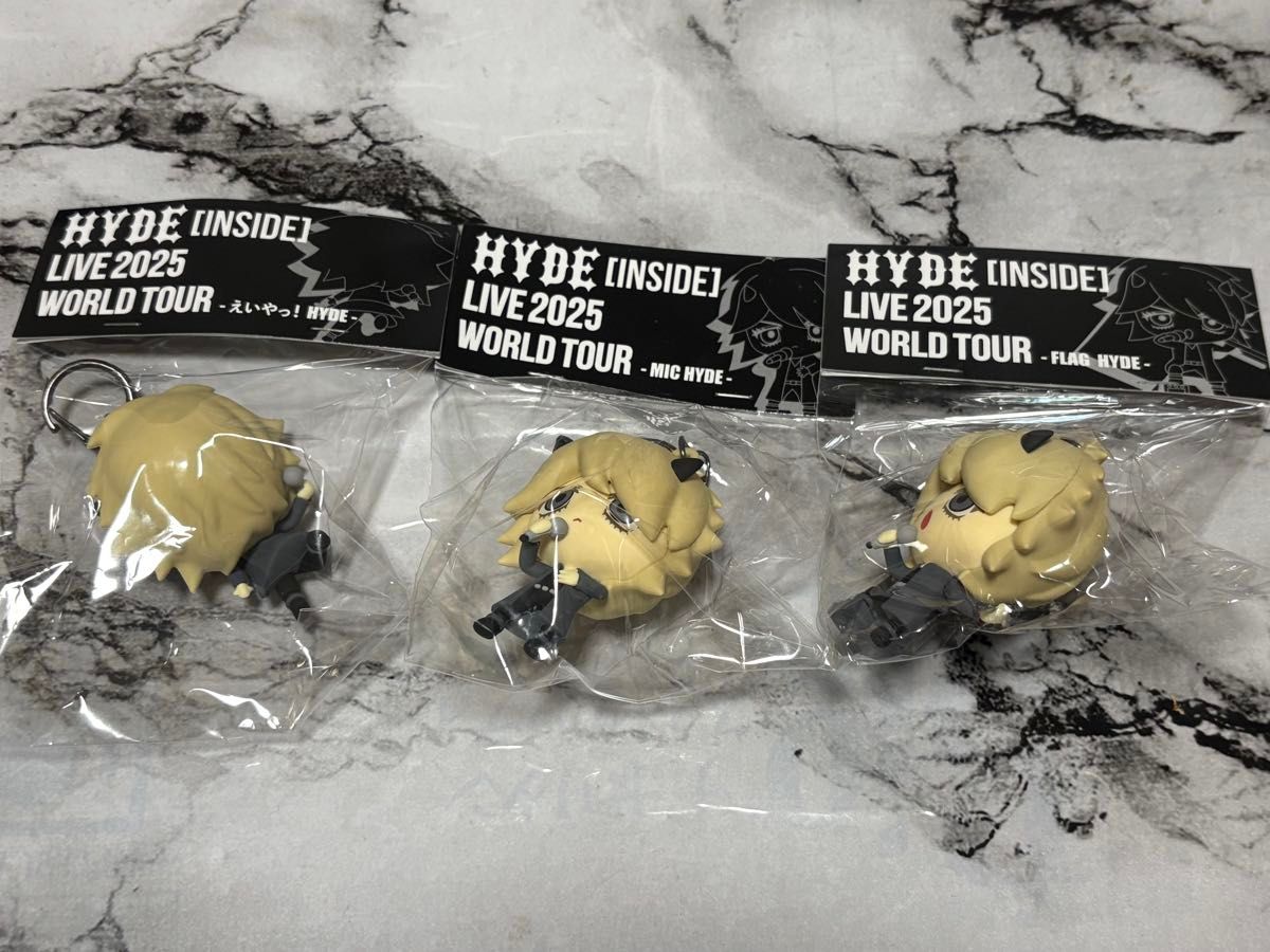 HYDE inside LIVE 2025 キーホルダー 3種類コンプ HYDE inside LIVE 2025 キーホルダー 3種類コンプ|Yahoo!フリマ