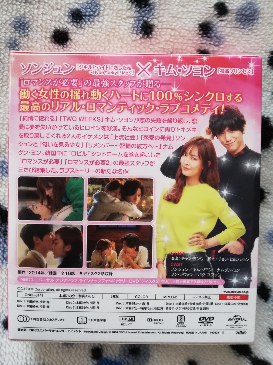 韓国ドラマ　抱きしめたい～ロマンスが必要～ DVD-BOX