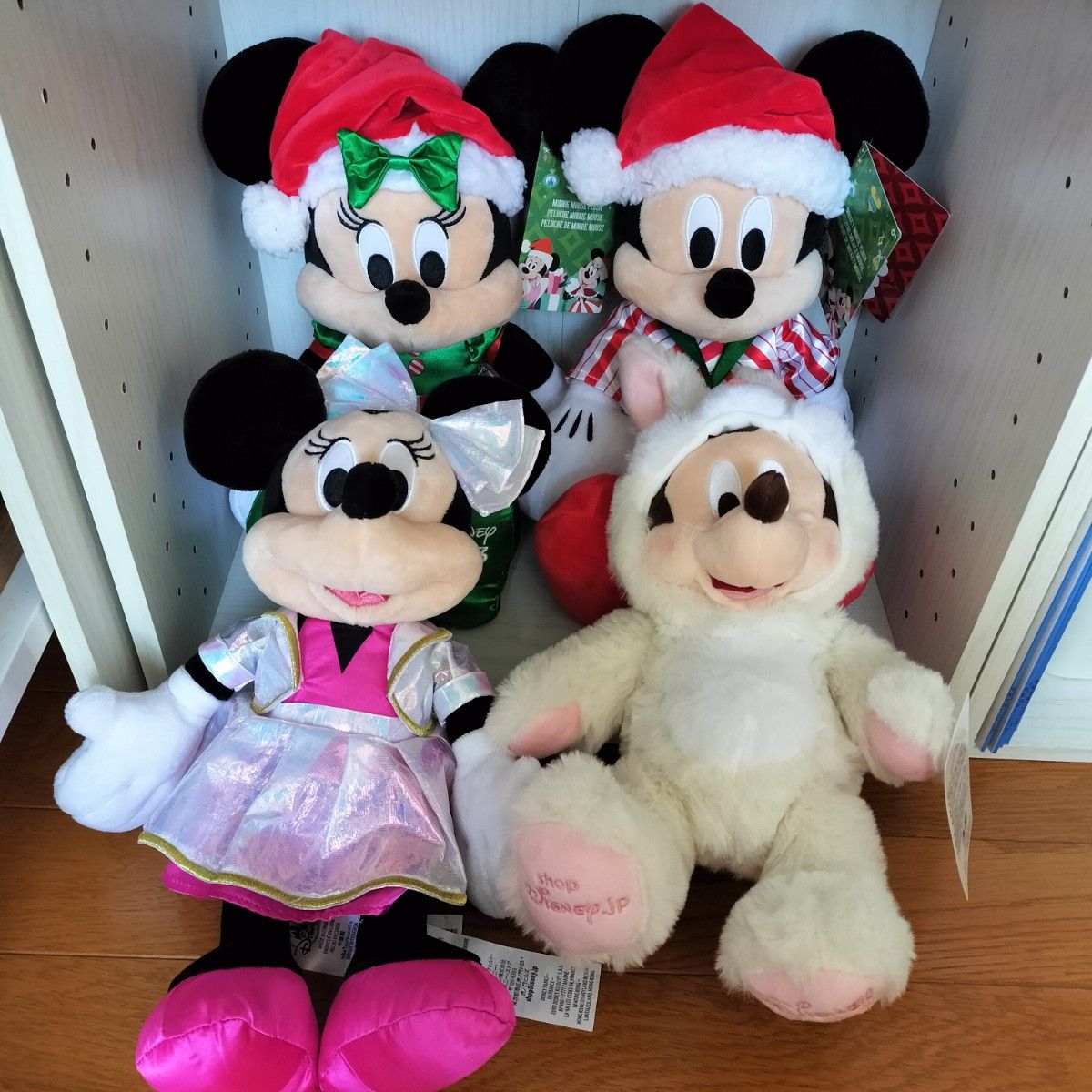 ミッキー・ミニー ぬいぐるみセット 2022年製 水色 ミッキー ミニー ぬいぐるみ4体セット|Yahoo!フリマ(旧PayPay