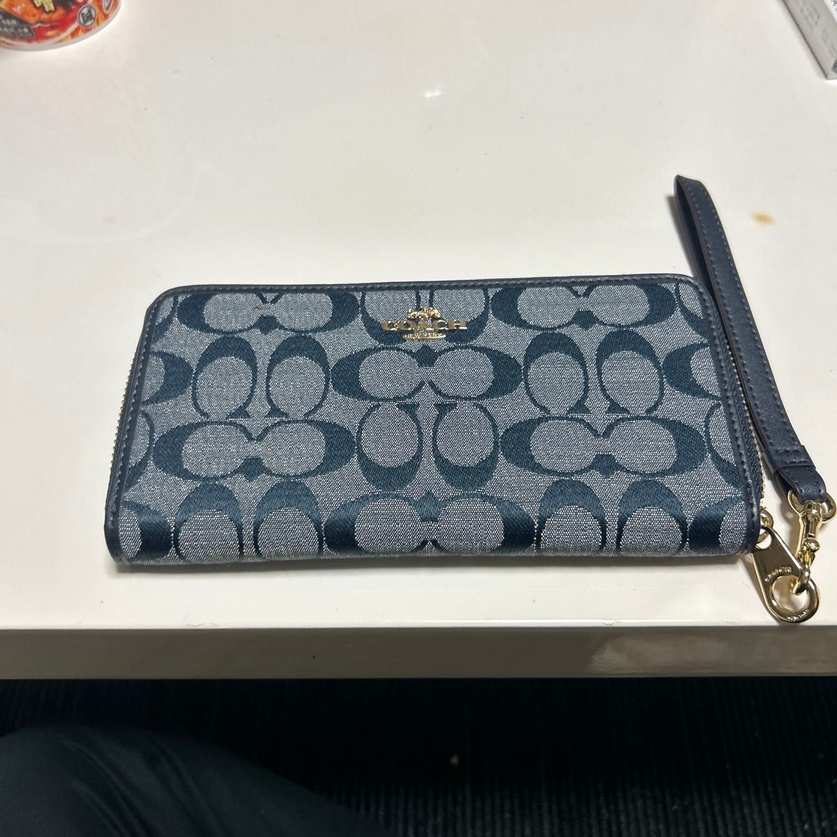 ◆COACH◆シグネチャー 長財布 COACH 長財布 シグネチャー ネイビー|Yahoo!フリマ(旧PayPay