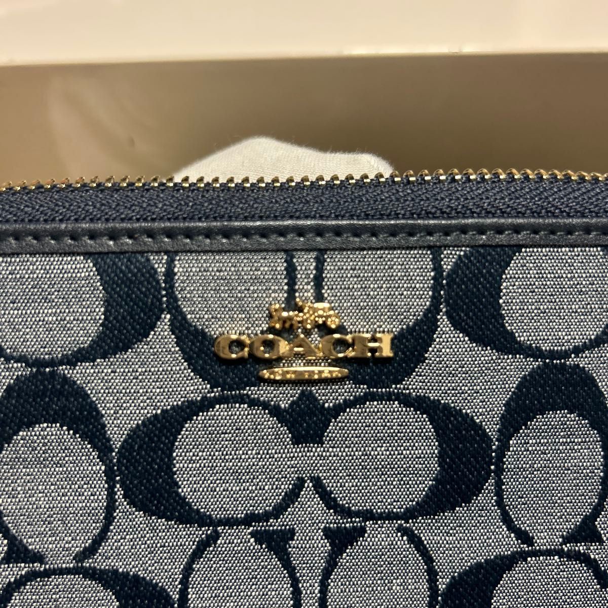 ◆COACH◆シグネチャー 長財布 COACH 長財布 シグネチャー ネイビー|Yahoo!フリマ(旧PayPay
